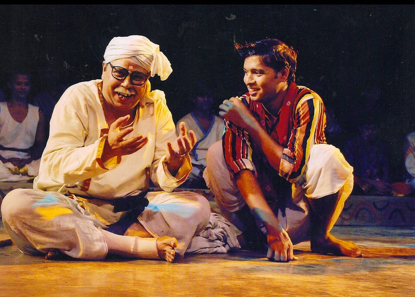 Traditional Bhojpuri folk theatre artists